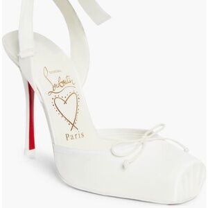 Christian Louboutin Cassia Lace-Up Slingback Pump
